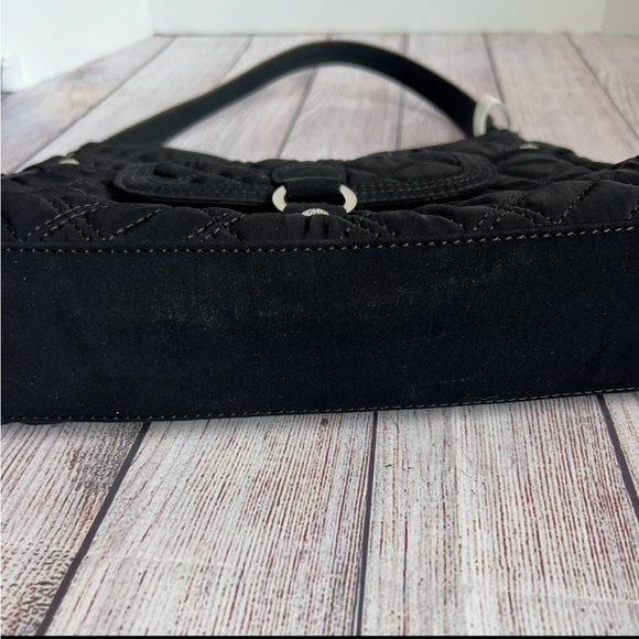 Vera Bradley Black Quilted Shoulder Bag - Picture 7 of 8